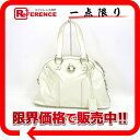 YVES SAINT LAURENT イヴ・サンローラン 257436 レディースバッグ ミューズ ハンドバッグ エナメル ホワイト レディース【中古】