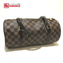 LOUIS VUITTON ルイ・ヴィトン N51303 トートバッグ パピヨン ダミエ ハンドバッグ ダミエキャンバス エベヌ レディース【中古】
