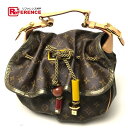 LOUIS VUITTON ルイヴィトン M97016 ハンドバッグ カラハリPM モノグラム ショルダーバッグ モノグラムキャンバス ブラウン レディース【中古】