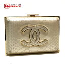 CHANEL シャネル パーティバッグ CC ココマーク クラッチバッグ ベージュ系 レディース【中古】