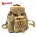 GUCCI グッチ 0031998 リュックサック バンブー オールドグッチ リュック・デイパック スエード×レザー/ ベージュ系 レディース【中古】
