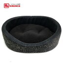 BOTTEGA VENETA ボッテガヴェネタ イントレチャート ペットグッズ 犬小屋 ドッグハウス ペット用ベッド クッション 犬 猫 キャンバス/ ブラック系 レディース【中古】