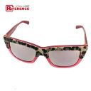 DOLCE&GABBANA ドルチェアンドガッバーナ DG 4262 ミラーレンズ ファッション小物 2015年モデル レオパード 豹柄 サングラス プラスチック ピンク系 レディース 新品同様【中古】