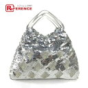 ANTEPRIMA アンテプリマ クリニークコラボ ミニハンドバッグ ハンドバッグ スパンコール シルバー レディース【中古】