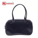 PRADA プラダ ミニボストンバッグ ショルダーバッグ レザー パープル レディース【中古】