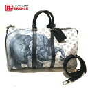 LOUIS VUITTON ルイヴィトン M54130 バンドリエール ストラップ付 チャップマンブラザーズキーポル45 モノグラム サバンナ ボストンバッグ モノグラム・サバンナ キャンバス メンズ【中古】