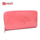 LOUIS VUITTON ルイヴィトン M61562 モノグラムヴェルニ ジッピーウォレット ラウンドファスナー 長財布(小銭入れあり) モノグラムヴェルニ ポピーぺタル レディース【中古】