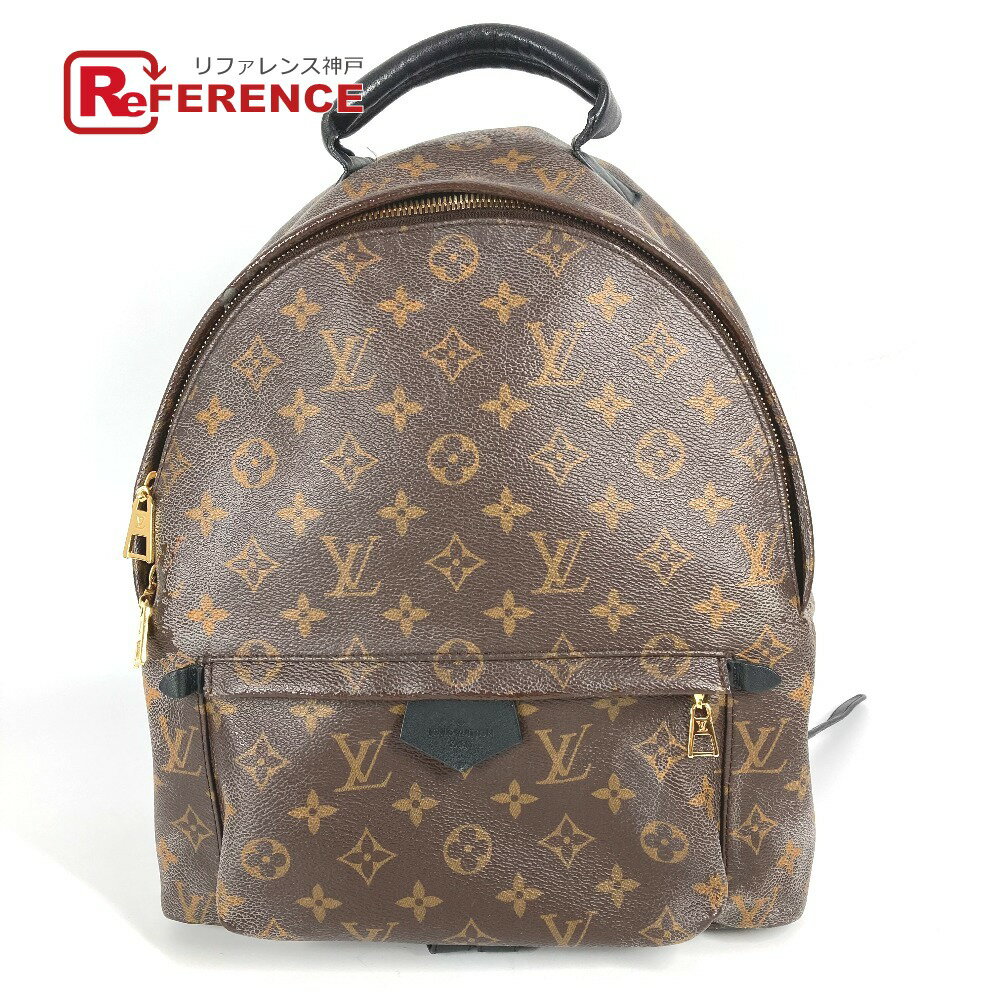 LOUIS VUITTON ルイヴィトン M44874 モノグラム パームスプリングス バックパックMM バックパック MM リュックサック カバン バッグ リュックサック モノグラムキャンバス ユニセックス ブラウン 【中古】