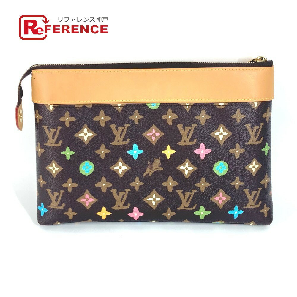 LOUIS VUITTON ルイヴィトン M83568 モノグラム・クラギー ポシェット・ヴォワヤージュ スープル カバン ポーチ クラッチバッグ ユニセックス ブラウン 新品同様 【中古】