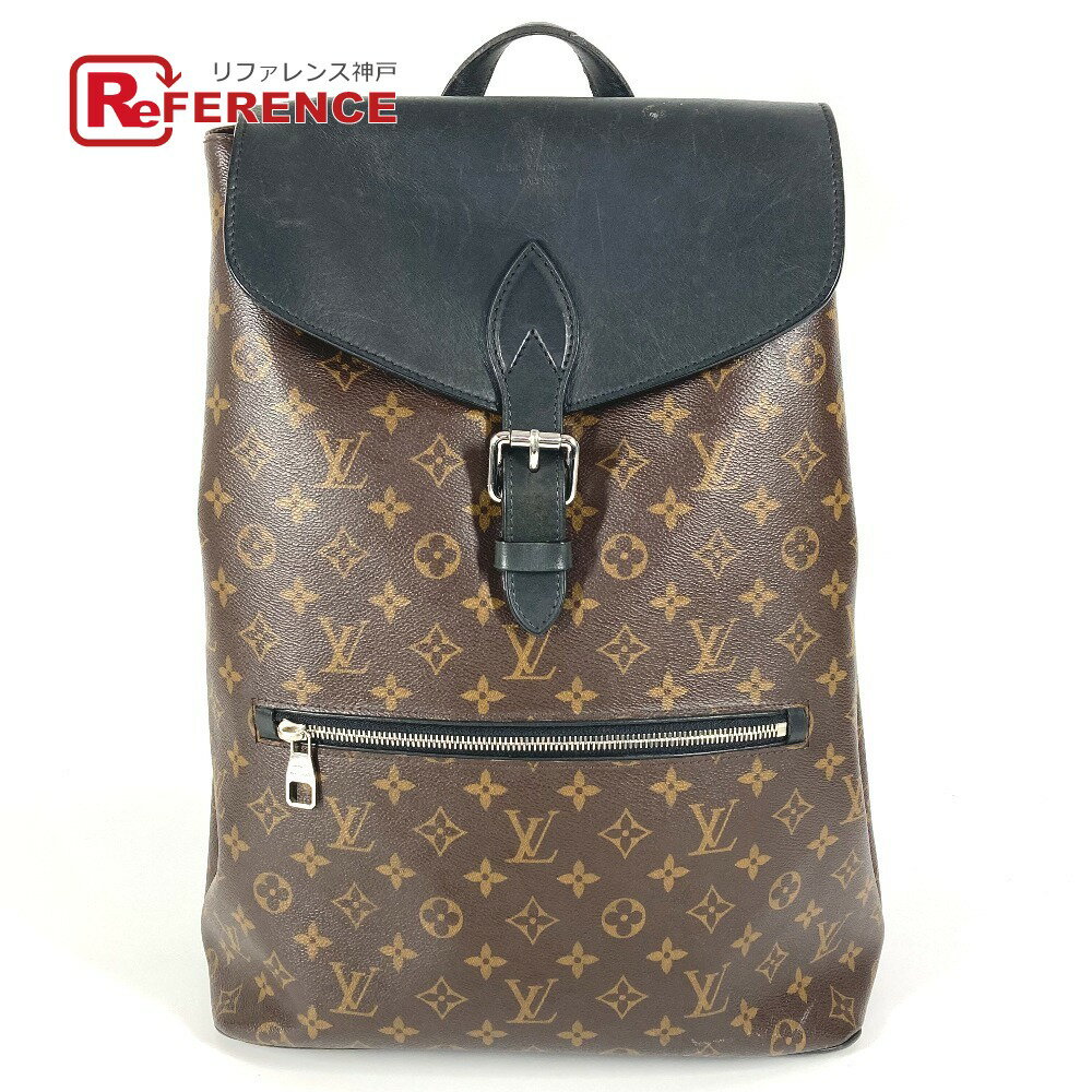 LOUIS VUITTON ルイヴィトン M40637 モノグラムマカサー パルク バックパック カバン フラップ リュックサック モノグラムマカサーキャンバス /レザー ユニセックス ブラウン 【中古】