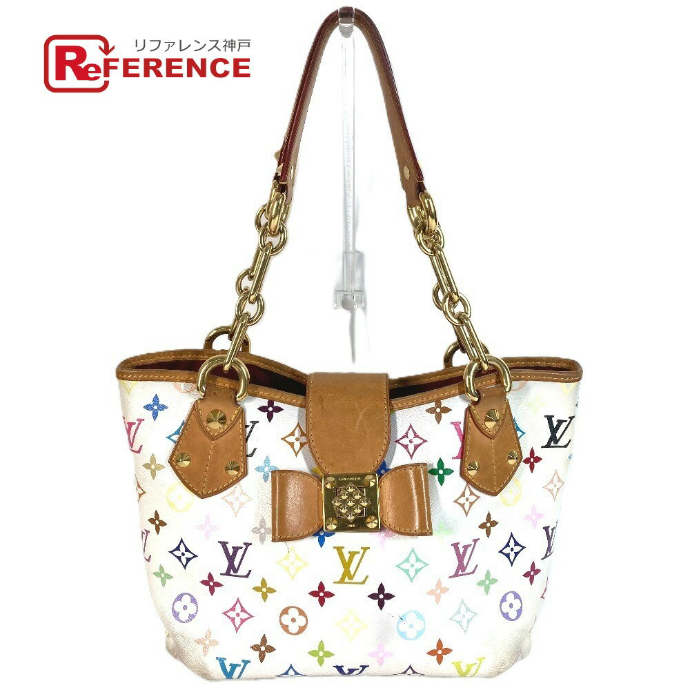 LOUIS VUITTON ルイヴィトン M40307 モノグラムマルチカラー アニーMM アニー MM ハンドバッグ カバン Wチェーンバッグ 肩掛け ショルダーバッグ モノグラムマルチカラーキャンバス レディース ブロン ホワイト 【中古】