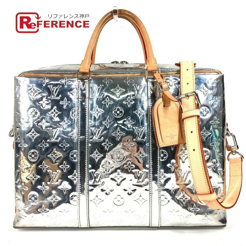 LOUIS VUITTON ルイヴィトン M58755 モノグラムミラー ネオ・PDV ポルトドキュマンヴォワヤージ カバン ハンドバッグ 2WAYバッグ ショルダーバッグ ビジネスバッグ レザー ユニセックス シルバー 【中古】