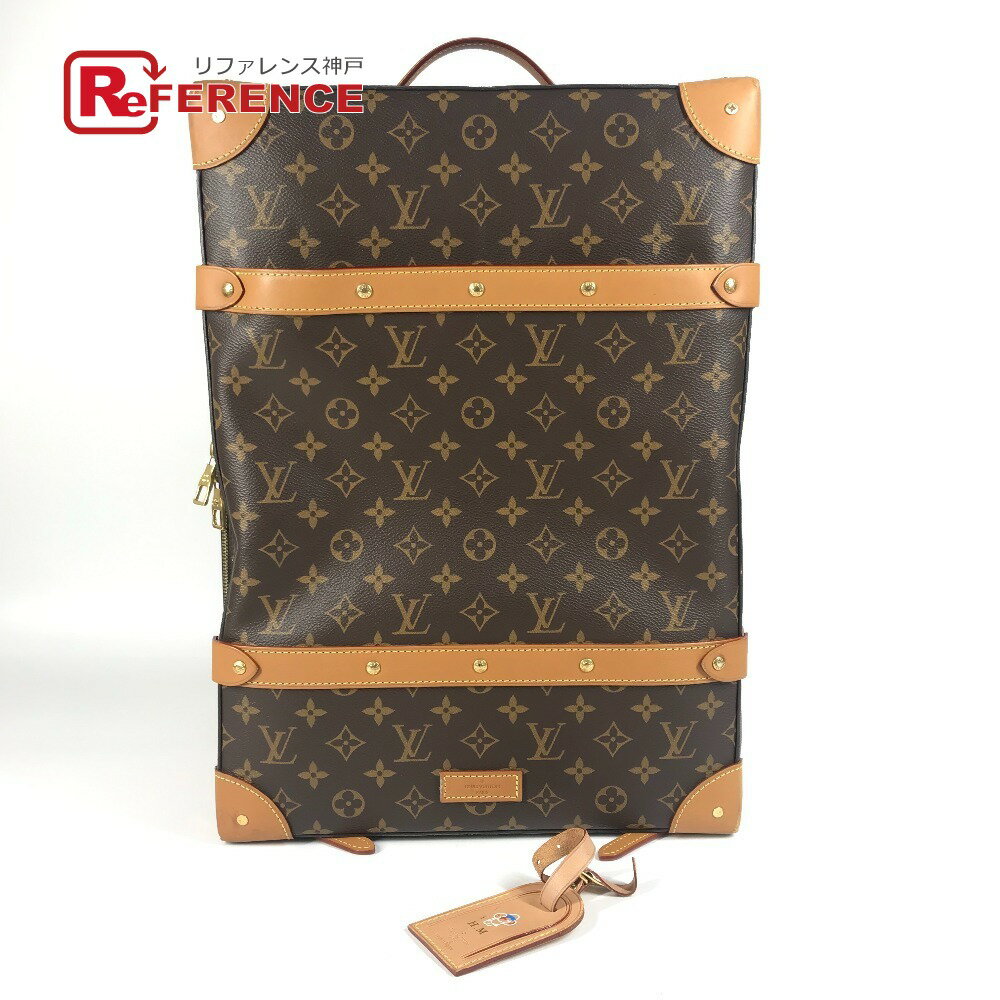 LOUIS VUITTON ルイヴィトン M44749 モノグラム ソフトトランク・バックパック MM カバン BOX ボックス リュックサック モノグラムキャンバス ユニセックス ブラウン 【中古】