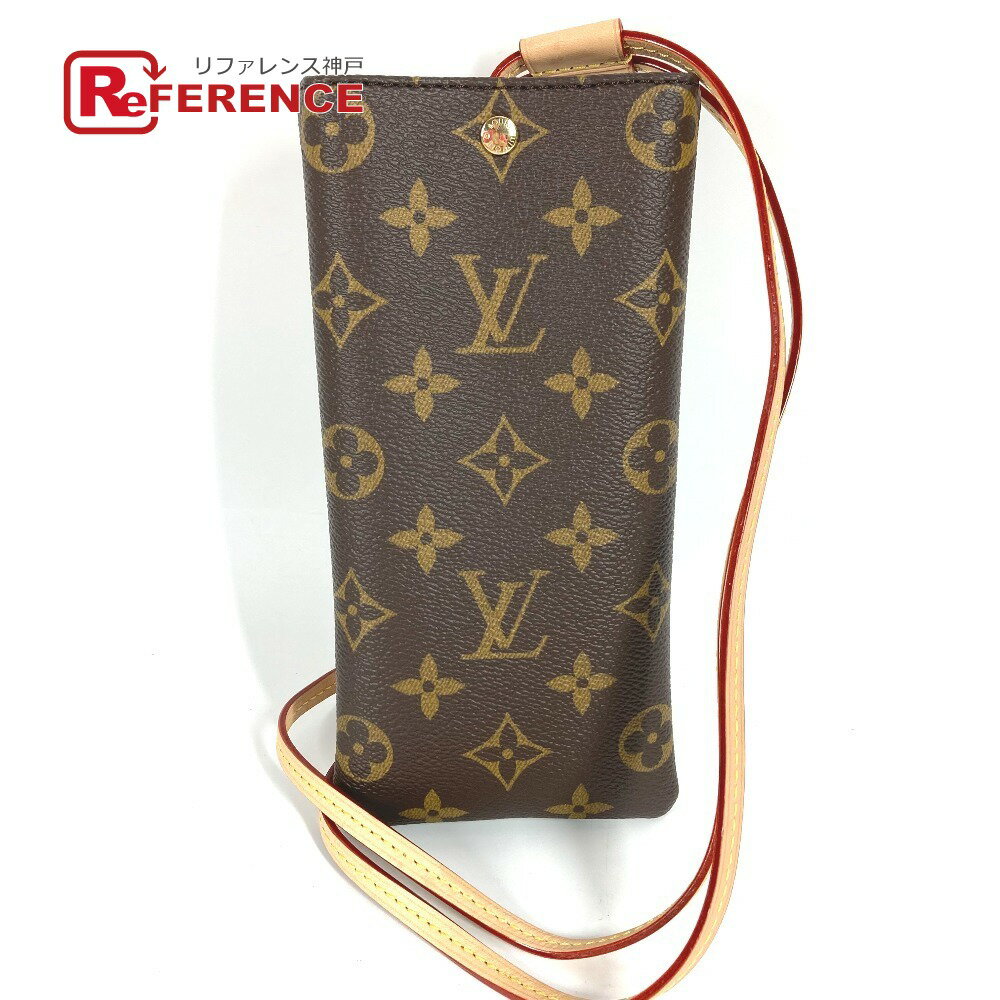 LOUIS VUITTON ルイヴィトン GI1365 モノグラム サングラス ポーチ ストラップ付き めがね メガネ アイウェア 眼鏡 ポーチ モノグラムキャンバス ユニセックス ブラウン 未使用 【中古】