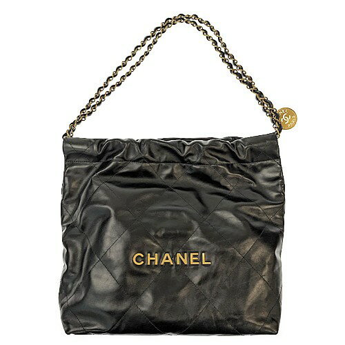 【ポイント5倍】9/15〜17限定！ CHANEL　シャネル　シャネル22 スモール　AS3260　ラムスキン　ブラック　ゴールド金具　バッグ　チェーンショルダー　肩掛け