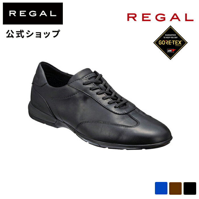 【公式】 REGAL 70CLBB レザー<strong>スニーカー</strong> （GORE-TEX フットウェア） ブラック メンズ リーガル | くつ シューズ <strong>ゴアテックス</strong> 靴 レザー <strong>スニーカー</strong> カジュアル ビジネス 本革 歩きやすい 革靴 雨 撥水 防水 レイン メンズシューズ regal 牛革 革 ビジネスシューズ 男性用