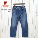 WAREHOUSE ウエアハウス 2ND-HAND Lot.1100 ユーズドウォッシュ(淡) セコハン ジーンズ