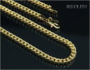 18K gold plated 喜平ネックレス メンズ 【長...