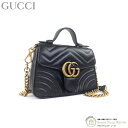【当店なら!値引き最大3.5万円OFF!】グッチ (GUCCI) GGマーモント ハート ミニ トップハンドル 2way ハンド ショルダー バッグ 547260 ブラック【新品】