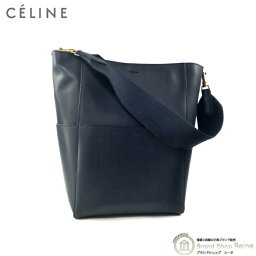 <strong>セリーヌ</strong> （CELINE） <strong>サングル</strong> バケット ワンショルダー <strong>バッグ</strong> 18959 ネイビー【中古】