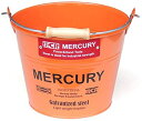 ●取寄品● MERCURY ブリキバケツ (オレンジ)1個 マーキュリー/インテリア&ガーデニング用品