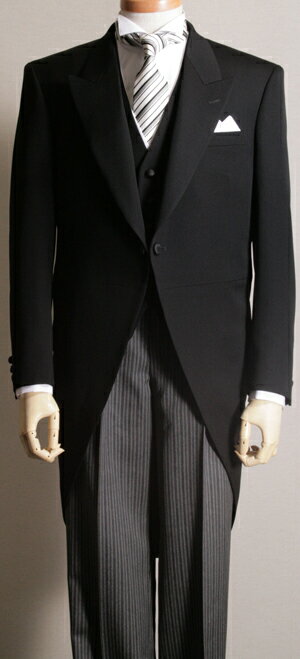 【高品質】A4,BB6モーニングコート　コールズボン付き（ウールマーク日本製）R8700-558【送料無料】
