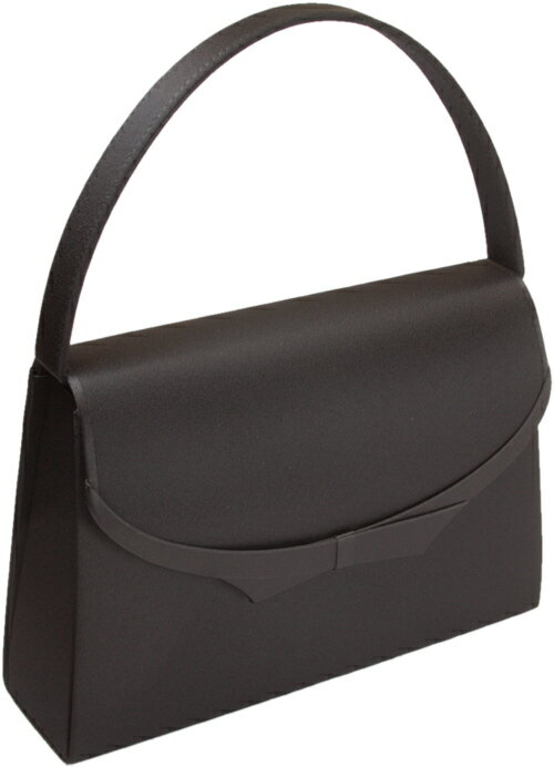 【送料無料】ブラックフォーマルバッグ 黒 日本製でしっかりした作り 長く使えるフォーマルバック レディース ブラック 布 布製 岩佐 冠婚葬祭 弔事 7-B8162