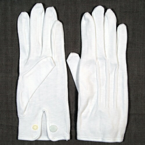 手袋コットンはモーニングコート用の白い手袋です