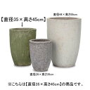 【お買い物マラソン限定!クーポン配布中】トールプランター【12号:Φ35×45cm】ラウンド/プランター 植木鉢 鉢 鉢カバー 鉢植え ポット よせ植え シンプル モダンガーデン ガーデニング ガーデニング用品 ガーデニング道具 ガーデニング 庭