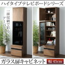 【お買い物マラソン限定!クーポン配布中】キャビネット【幅45】/ウォルナット リビング 高級感 ラグジュアリー リビング家具 質感 デザイン 精錬された デザイン ぴったり スペース効率 インテリア収納 連結できる お部屋に合わせて