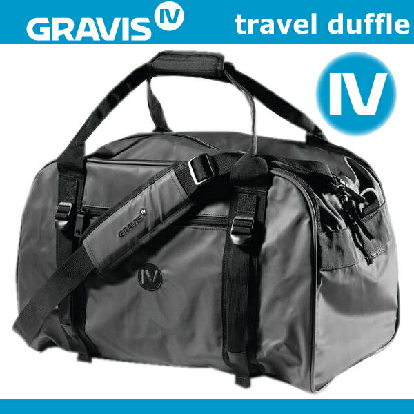 10ss□GRAVIS TRAVEL DUFFLE 226229【グラビス トラベルダッフル】Blackダッフルバッグ31×56×29[cm]【513JBJC-T04jvnd】