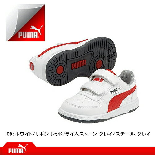 プーマ ベビー キッズ スニーカー シューズ PUMA コンテストロウVキッズ 352806-08 子供用 ベルクロ sneaker ●【506LCLC-08tjtl】【RCPmara1207】