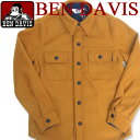 BEN DAVIS シャツジャケット ベンデイビス シャツジャケット ★ ベンデービス 秋冬のお洒落なアウター。シャツタイプのデザインでカジュアルに着こなせるメルトンアイテム。大人カジュアルに合わせたいアウターです。⇒BEN-208