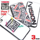 VISION iPhone7ケース VISION STREET WEAR アイフォン7ケース ★ ヴィジョンストリートウェア i-Phone7専用ケース お洒落なデザインのアイフォンケース ブランドロゴ柄 かっこいい アイフォンカバー TPU iphone7カバー VISION-316