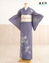 訪問着レンタル 絽 sr5002 訪問着レンタル 結婚式 訪問着レンタル 夏用 訪問着レンタル 夏 訪問着レンタル お宮参り 訪問着レンタル 7月 8月 着物レンタル ママ 母 母親 往復送料無料 江戸紫に花模様【fy16REN07】