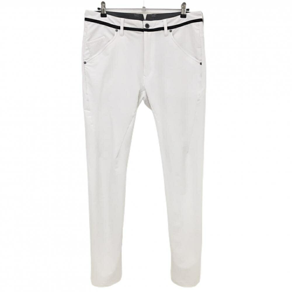 ルコックゴルフ パンツ 白×黒 バックロゴ メンズ 88 ゴルフウェア le coq sportif