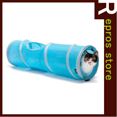 SPORTPET　スポーツペット　キャットトンネルスパイラル　ブルー　D-culture▼a ペット キャット 猫 おもちゃ キャットタワー