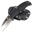 Spyderco アウトドアナイフ FB31SBK シープフット 波刃 スパイダルコ シースナイフ フルセレーション キャンプ 釣り フィッシング 狩猟 ハンティング 登山 トレッキング