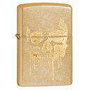ZIPPO スカル 29401 ゴールドダスト ジッポー オイルライター