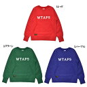 3ۡڥ󥺡WTAPS Design 01 Crew Neck Sweat ֥륿åץ 롼ͥå å å ꡼ ֥롼