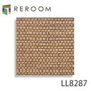 壁紙 のり付き ブラウン リリカラ LL-5346 リゾート もとの壁紙の上から貼れます。下敷きテープ付き 貼りやすく簡単 DIY (REROOM)