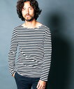 【Magine(マージン)】1712-55-CTN DESTROY BASQUE BOADER L/S バスクボーダーロングスリーブ