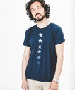 【CAMBIO(カンビオ)】プリントT-STAR縦(C/N) Tシャツ