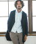 【CAMBIO(カンビオ)】【予約販売9月中旬〜下旬入荷】Sliver Knit Over Size Collarless Coat チェスターコート