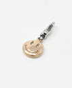 ショッピングスマイル 【IDEALISM SOUND(イデアリズム サウンド)】【予約販売ご注文後から1〜2ヶ月後出荷】10KYG Smile Necklace with Diamond ペンダントトップ(S19008)