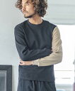 【CAMBIO(カンビオ)】袖配色ヘビーワッフルLSカットソー(CA-21-12)