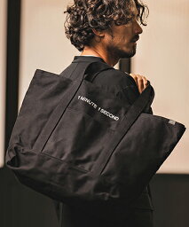 【<strong>1minute</strong> <strong>1second</strong>(ワンミニットワンセカンド)】heavy canvas tote bag トートバッグ(1M23W440)