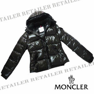 即納　中古品・リサイクル品　【MONCLER】モンクレール　レディースダウンジャケット　ダークブラウン　サイズ1　＜アウター・ダウン・＞