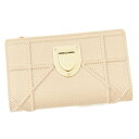 【クリスチャン ディオール】Christian Dior ディオラマ レザー コインケース×カードケース ピンク 【中古】【鑑定済・正規品保証】96481