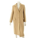 【マックス マーラ】Max mara アンゴラ混 チェスターコート キャメル 42 【中古】【鑑定済・正規品保証】104824